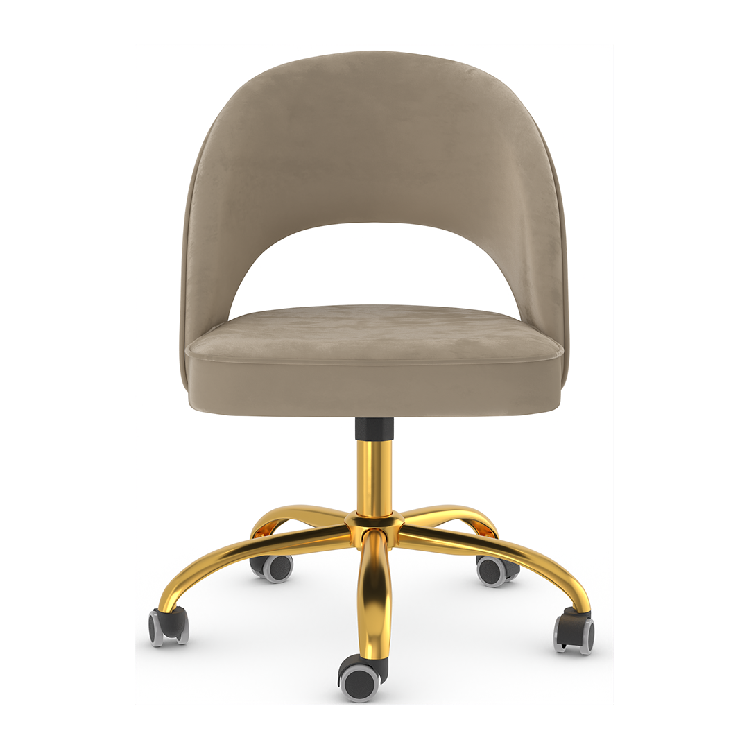Velvet Home And Office Chair - Sandley