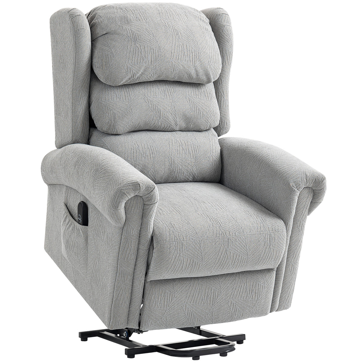 Velvet Recliner Chair 92cm Wide With Footrest - Velmora