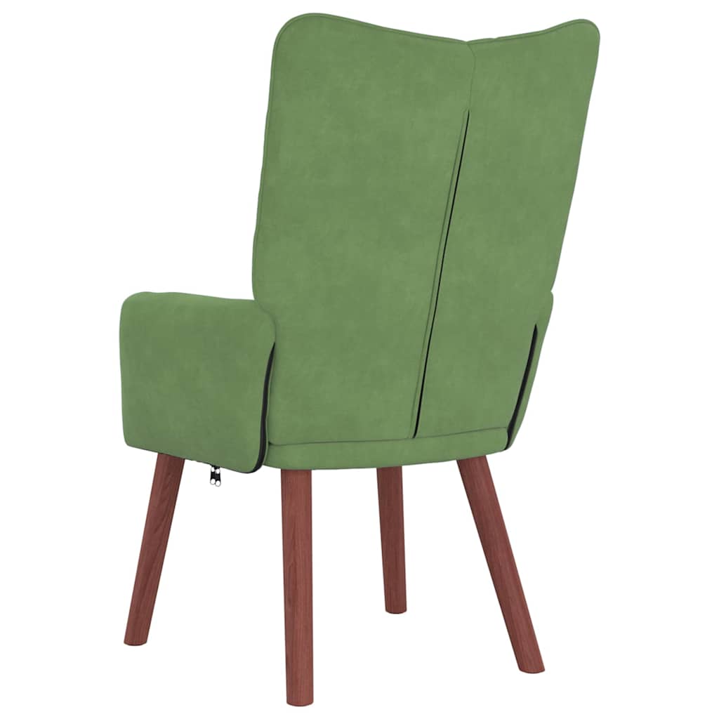 Velvet Relaxing Accent Chair 63cm Wide - Vantage Home