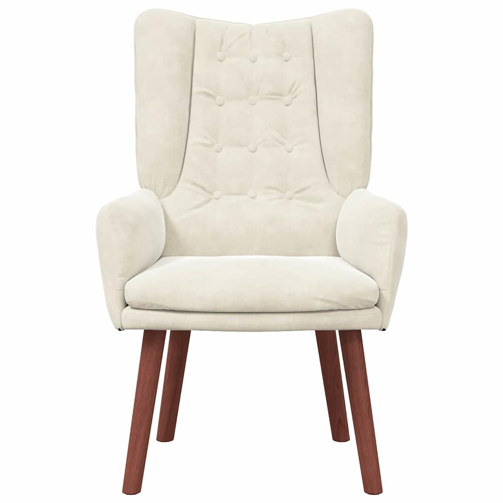 Velvet Relaxing Accent Chair 63cm Wide - Vantage Home
