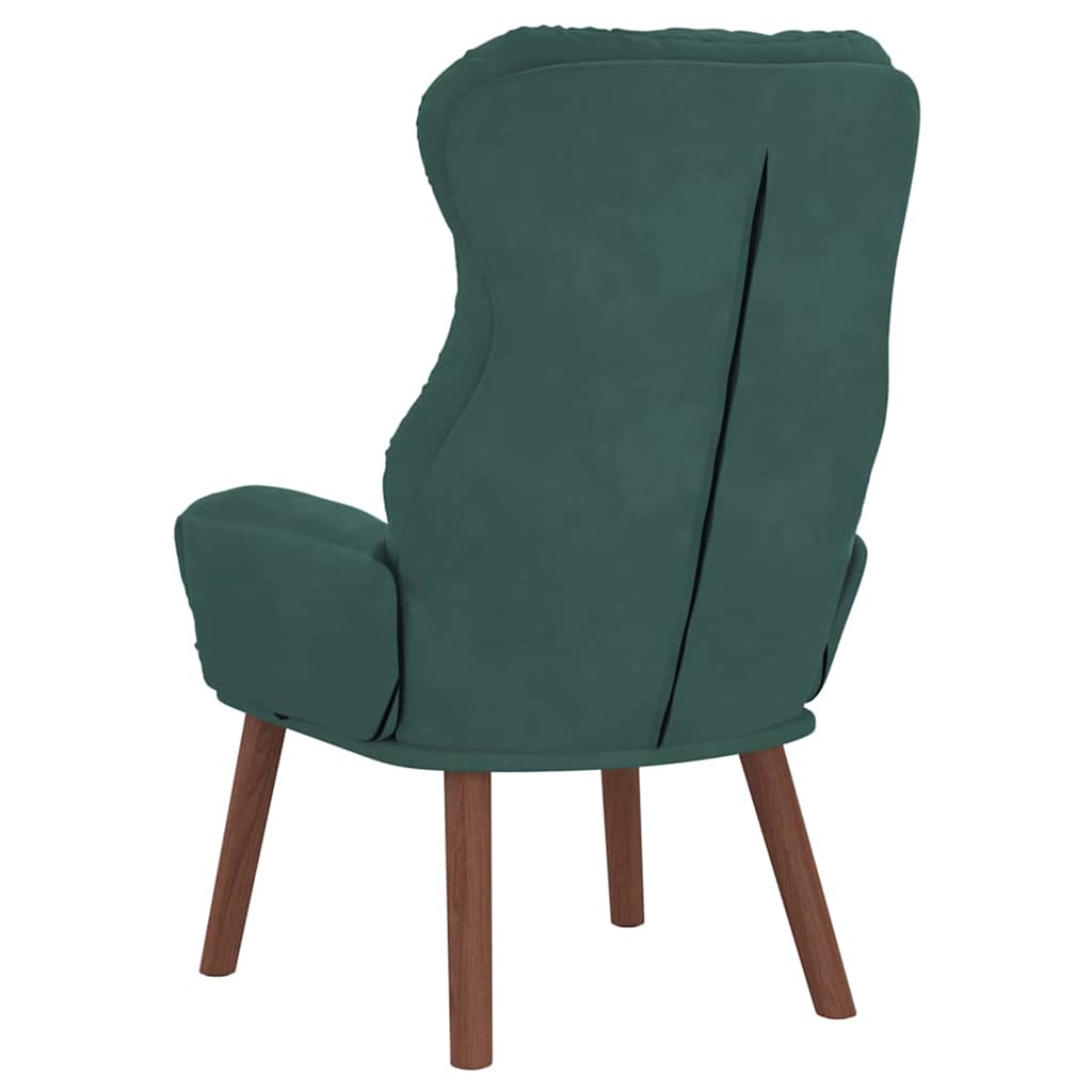 Velvet Relaxing Accent Chair 69cm Wide - Vantage Home