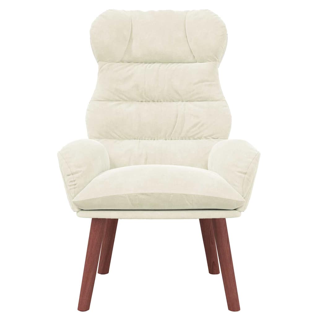 Velvet Relaxing Accent Chair 69cm Wide - Vantage Home