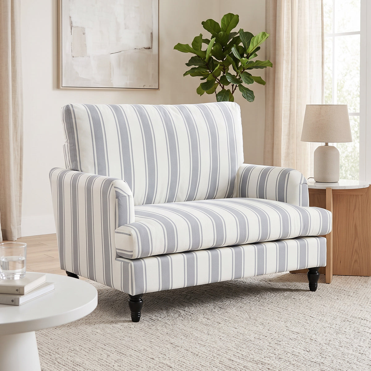 Velvet Single Sofa Armchair 115cm Wide - Velmora