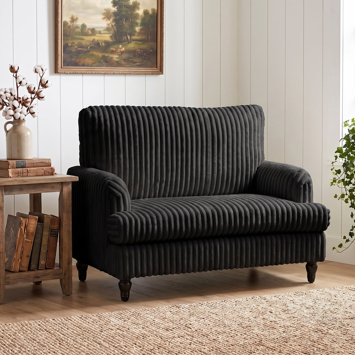 Velvet Single Sofa Armchair 115cm Wide - Velmora