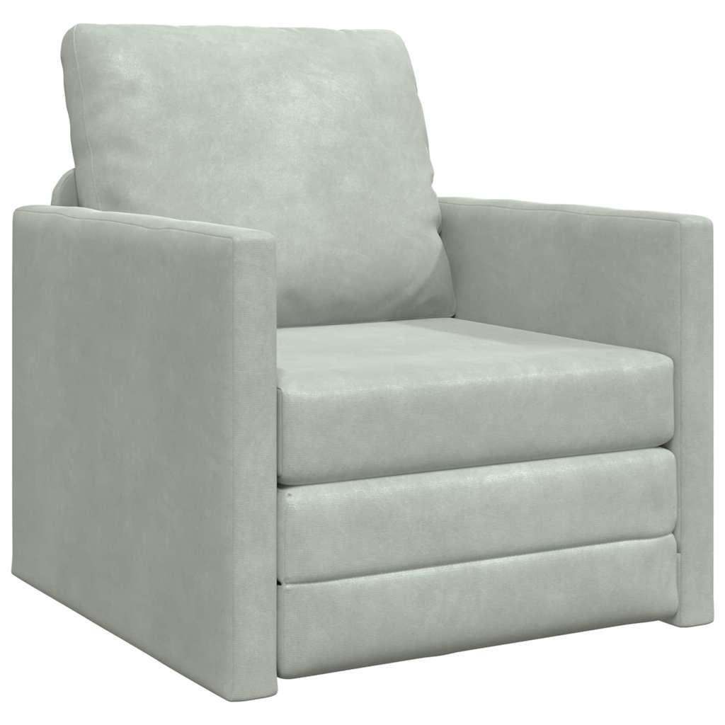 Velvet Sofa Bed 1 Seater - Vantage Home