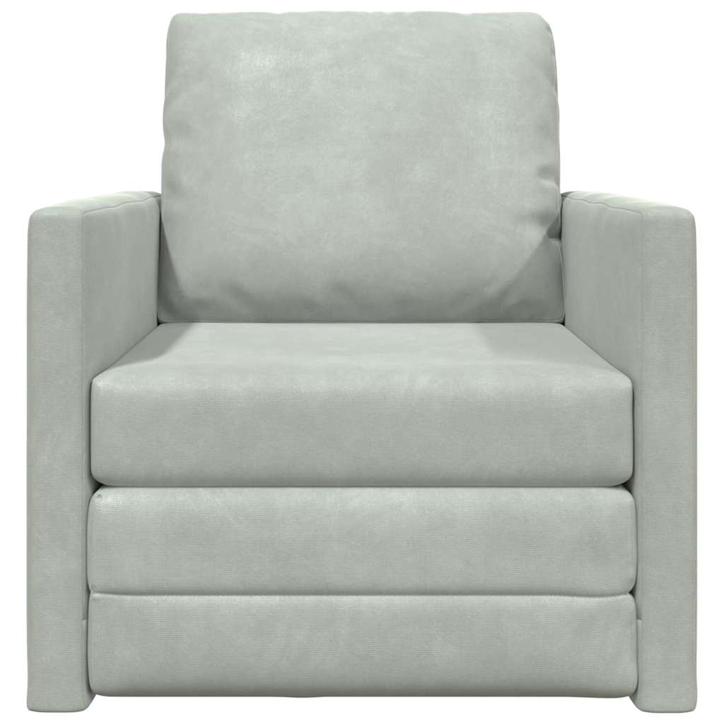 Velvet Sofa Bed 1 Seater - Vantage Home