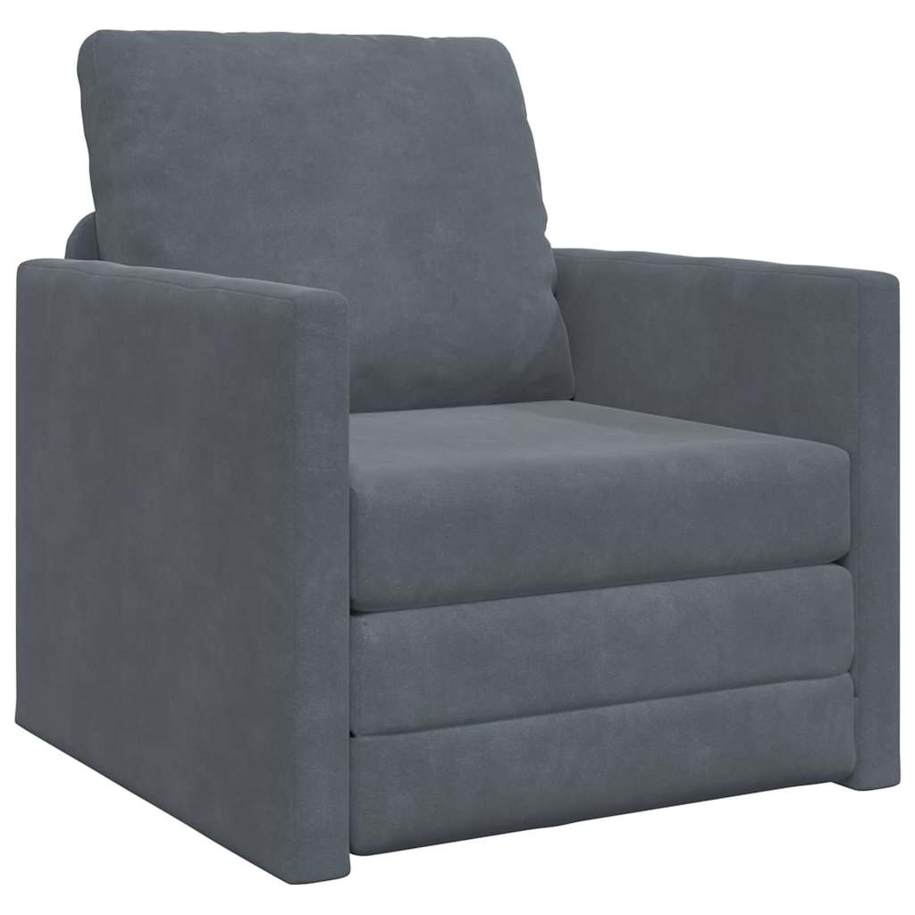 Velvet Sofa Bed 1 Seater - Vantage Home
