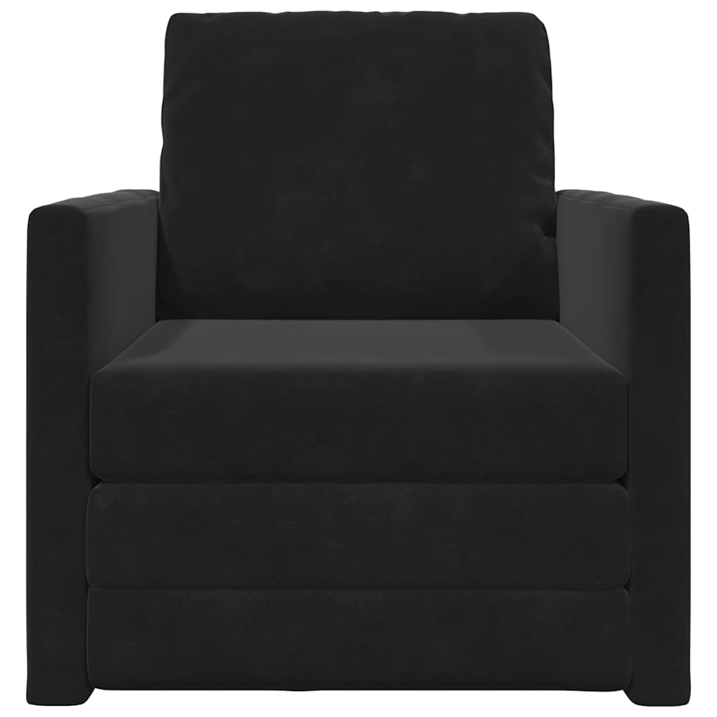 Velvet Sofa Bed 1 Seater - Vantage Home
