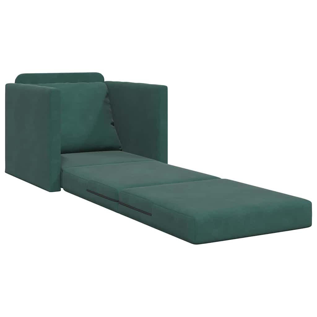 Velvet Sofa Bed 1 Seater - Vantage Home