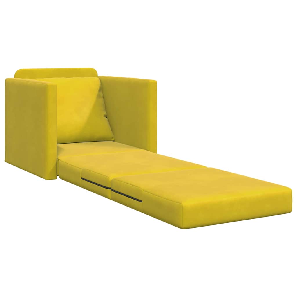 Velvet Sofa Bed 1 Seater - Vantage Home