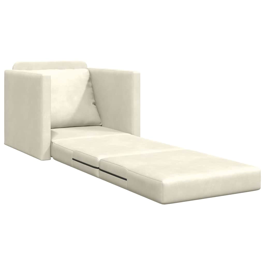 Velvet Sofa Bed 1 Seater - Vantage Home