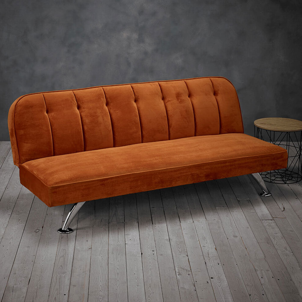 Velvet Sofa Bed - Brighton