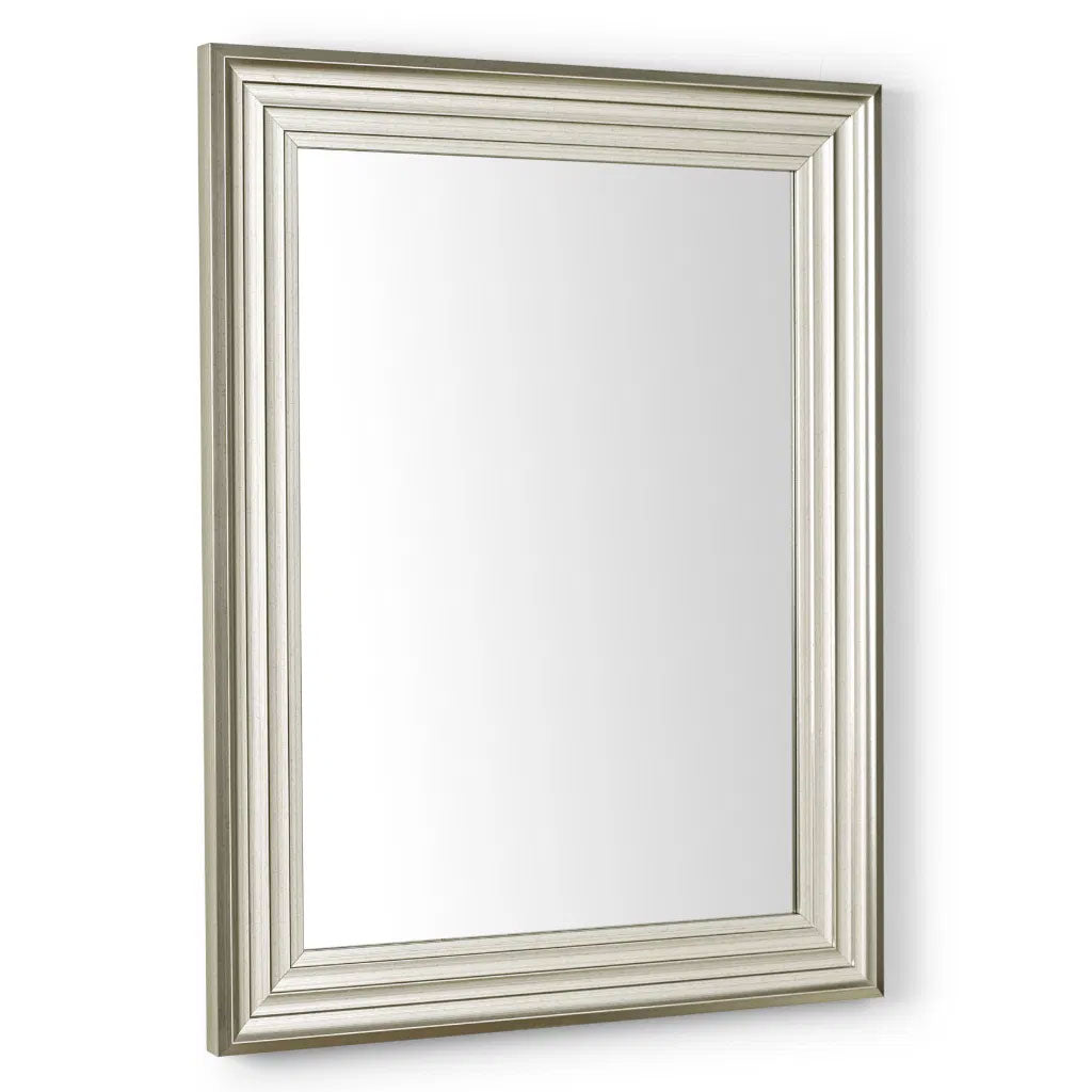 Wall Mirror 85cm High With Wooden Frame - Tokyo