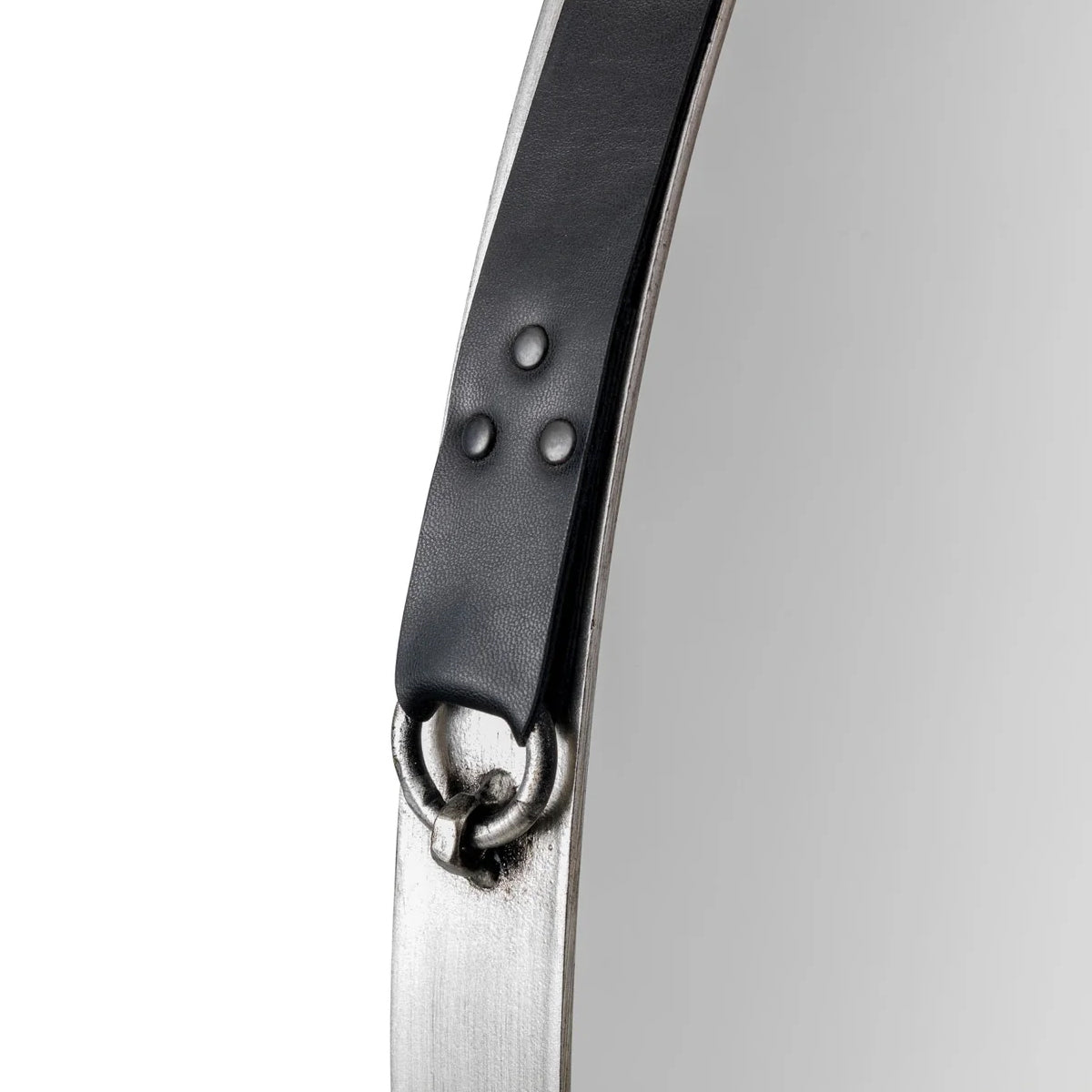 Wall Mirror Round With Silver Metal Frame - Opera