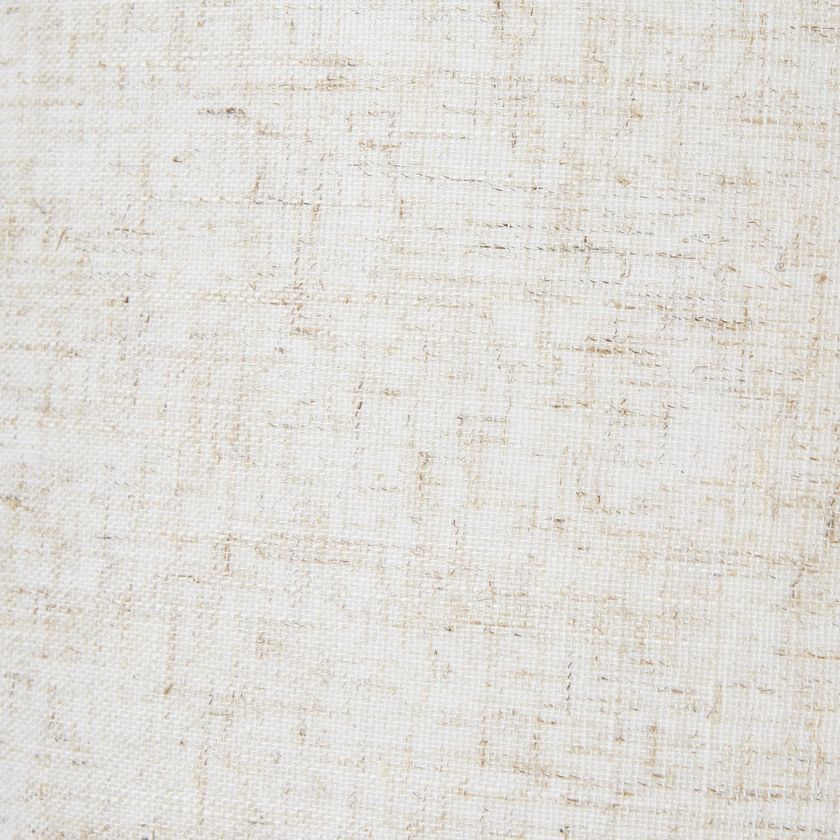 White Linen Shade Table Lamp Small With Globe Wooden Base - Wicker