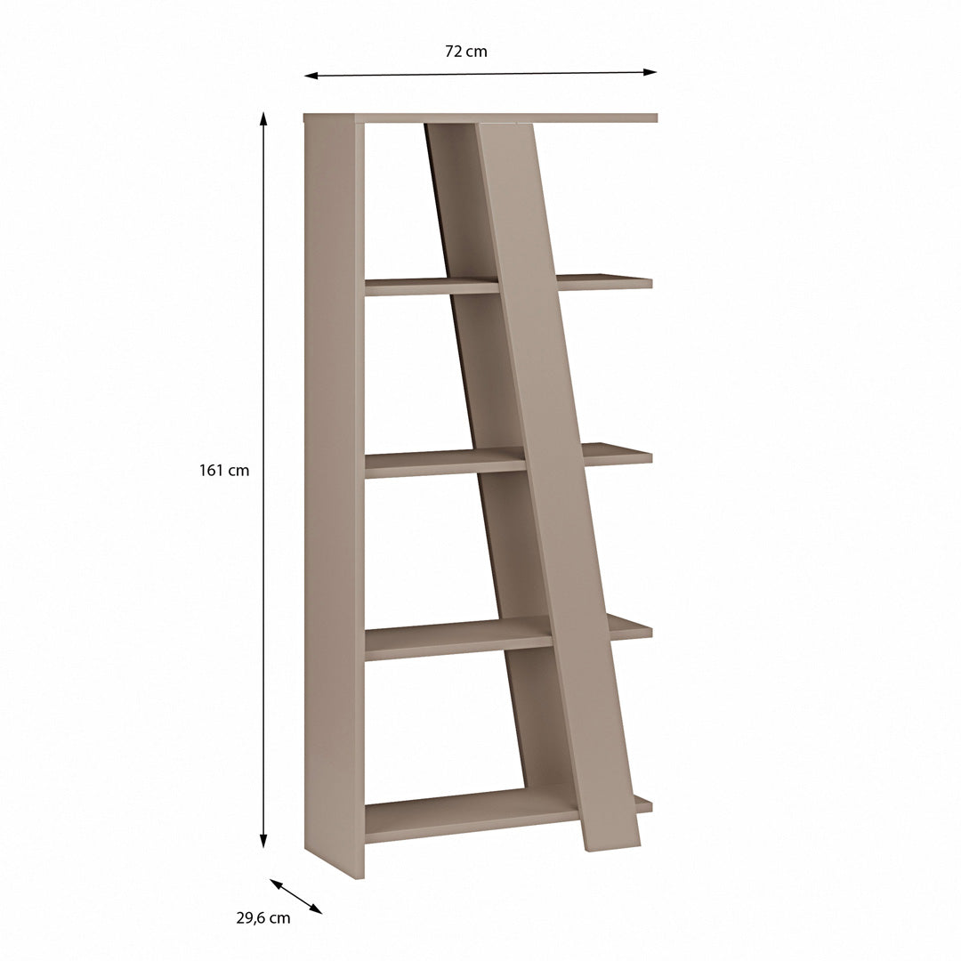 Wooden 5-Tier Shelving Unit - Natta