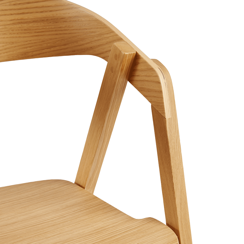 Wooden Armchair Stackable - Luca