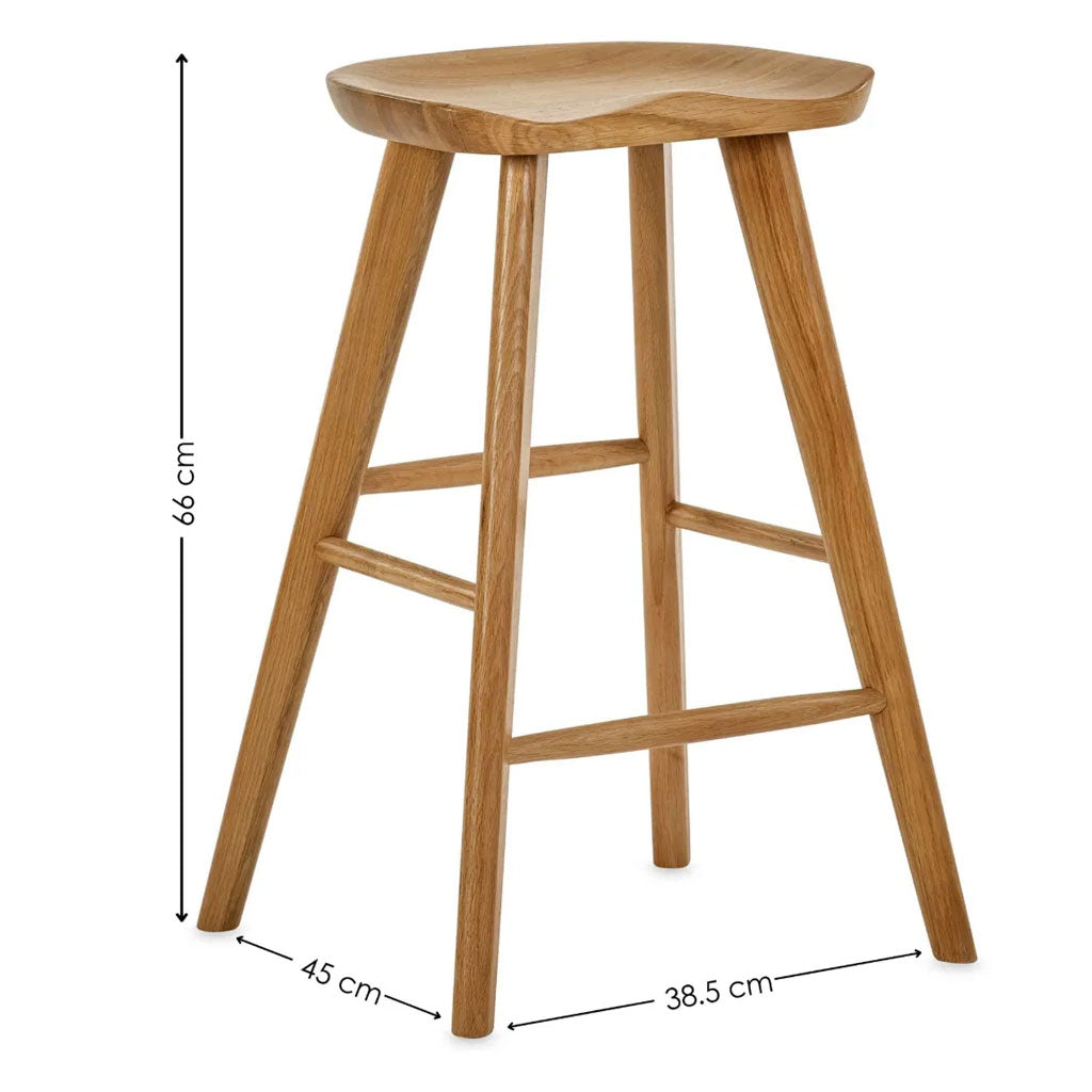 Wooden Bar Stool - Mulu