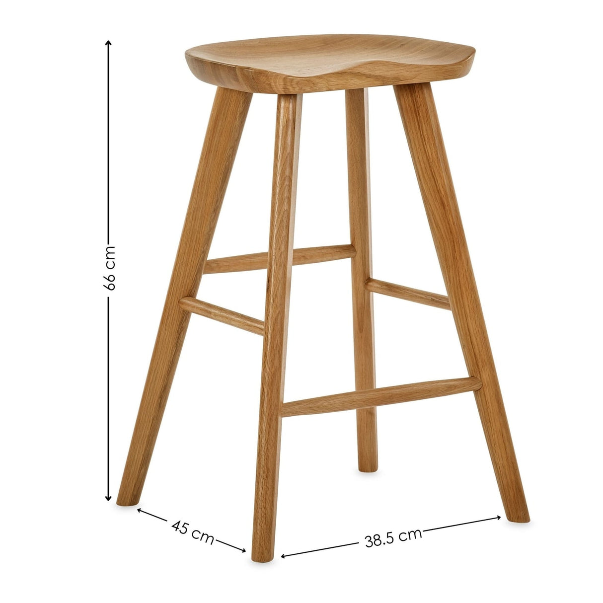 Wooden Bar Stool - Mulu
