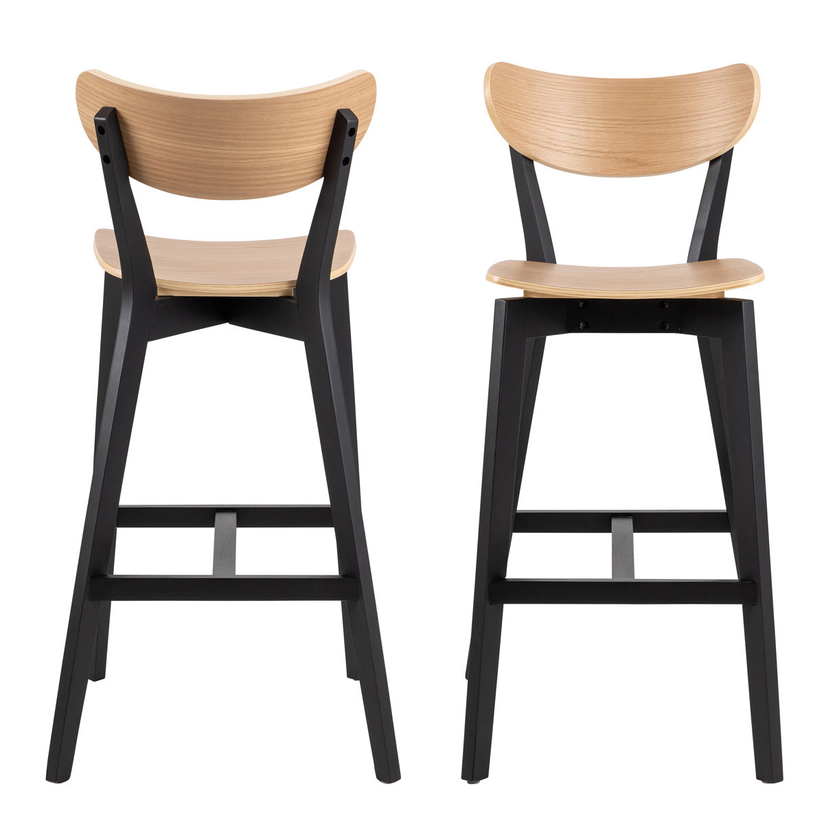 Wooden Bar Stools Set Of 2 - Roxby
