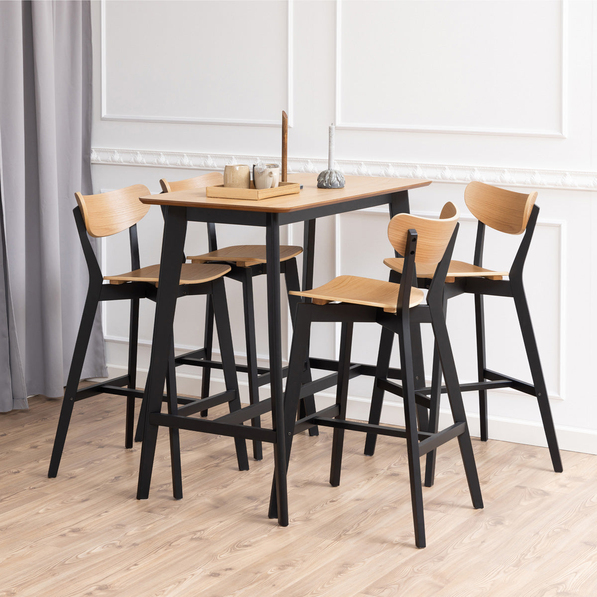 Wooden Bar Stools Set Of 2 - Roxby