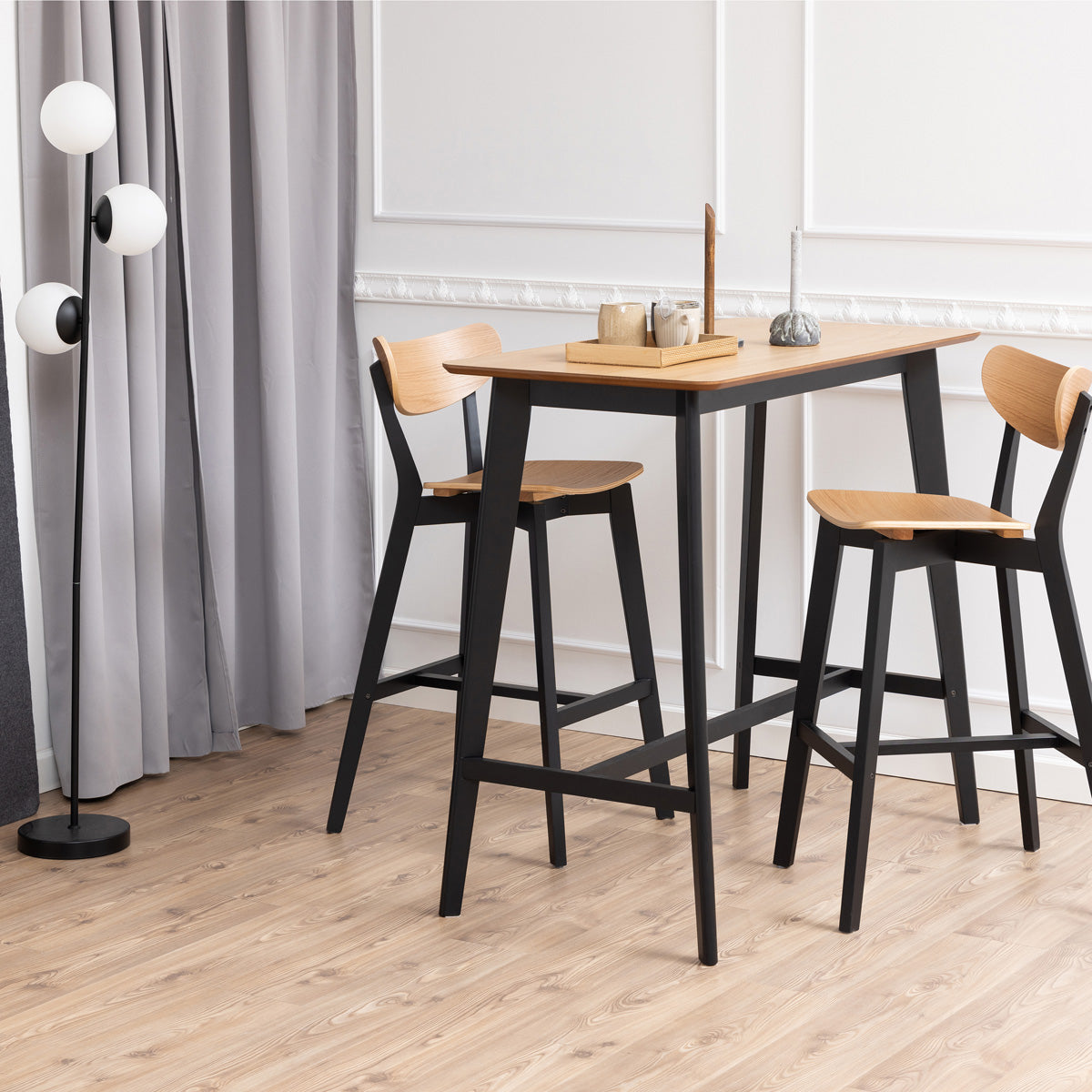 Wooden Bar Stools Set Of 2 - Roxby