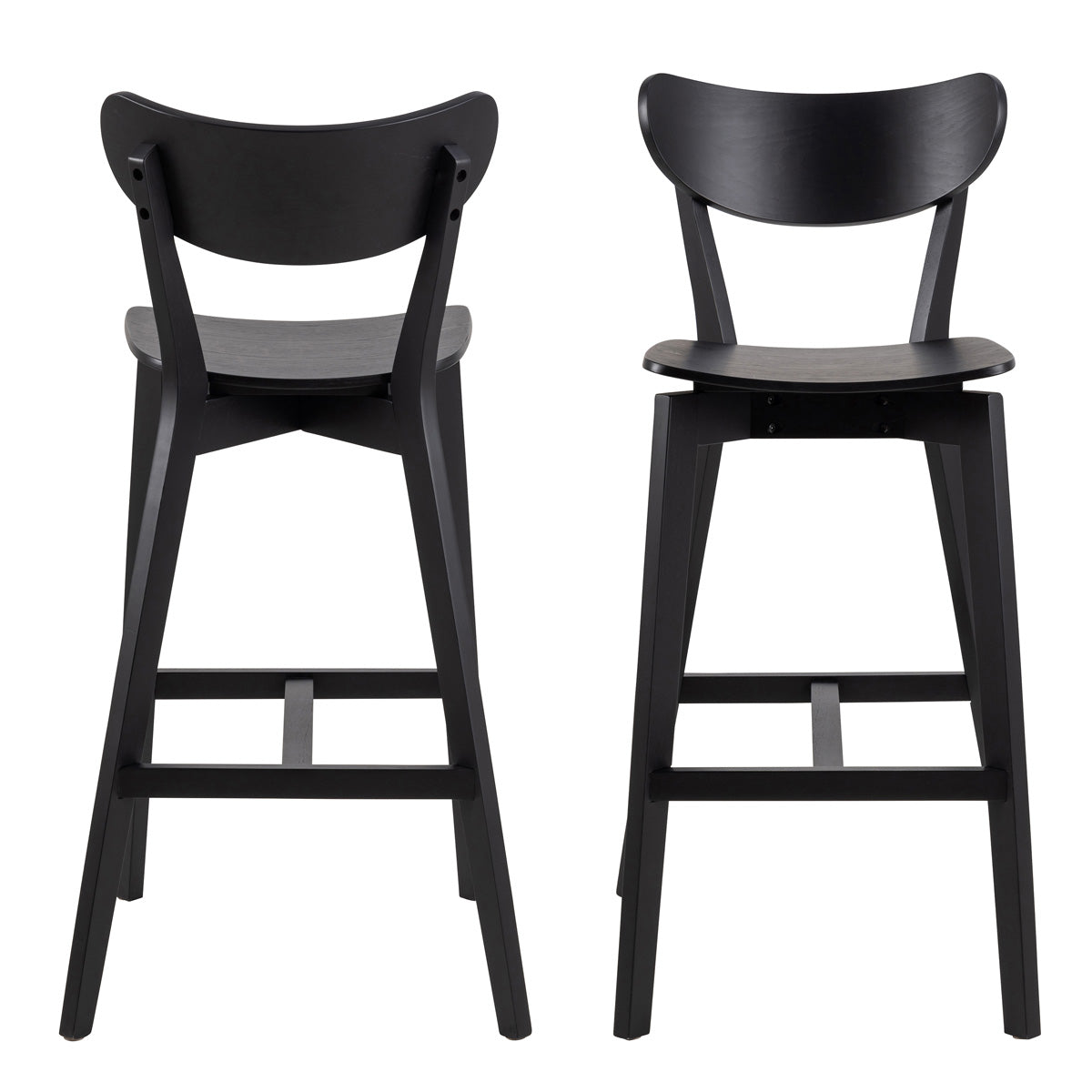 Wooden Bar Stools Set Of 2 - Roxby