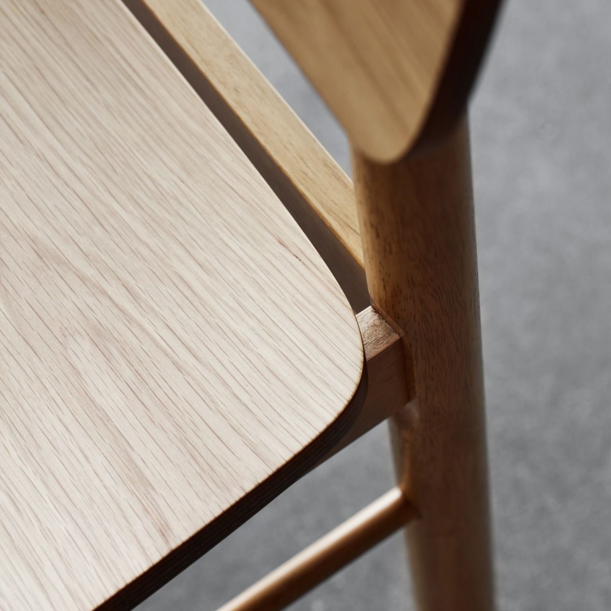 Wooden Bar Stools With Back In Set Of 2 - Barlow