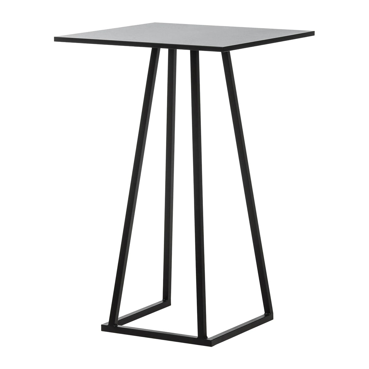 Wooden Bar Table for 2 People 70cm Wide Square - Linea