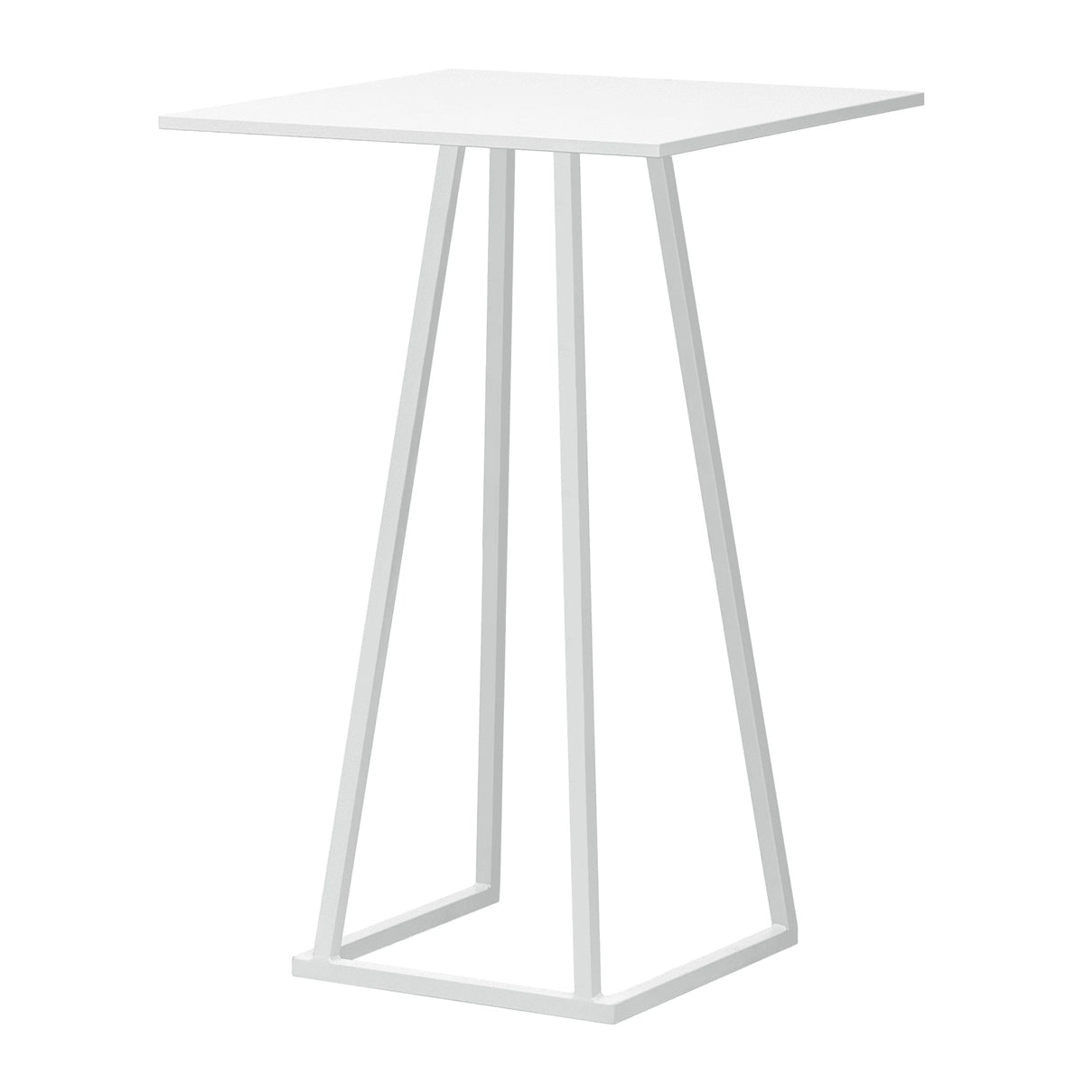 Wooden Bar Table for 2 People 70cm Wide Square - Linea