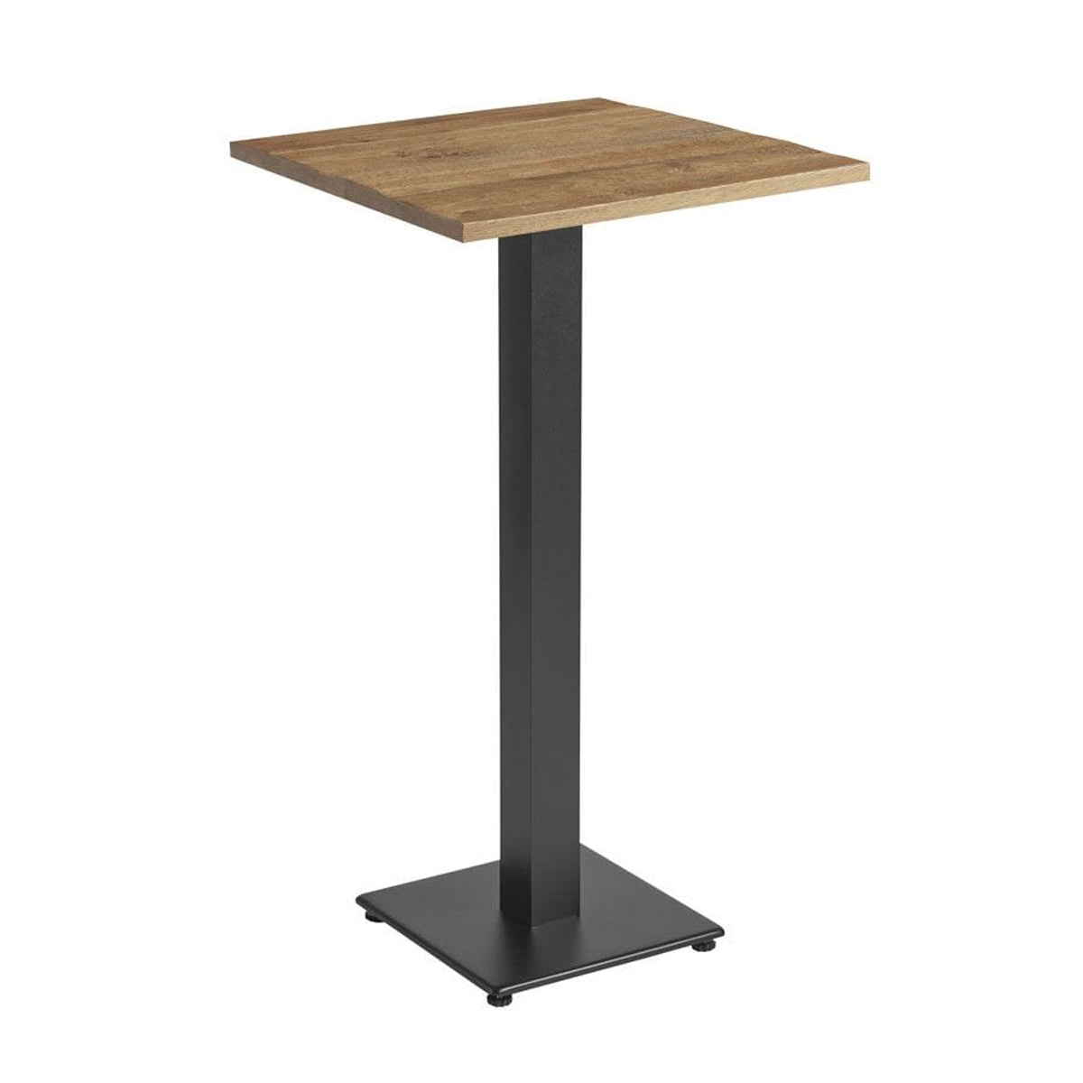 Wooden Bar Table 70cm Wide Square - Windsor