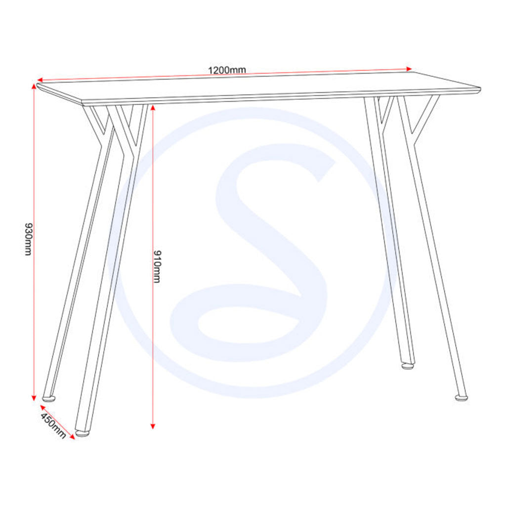 Wooden Bar Table With 2 Bar Stools - Quebec