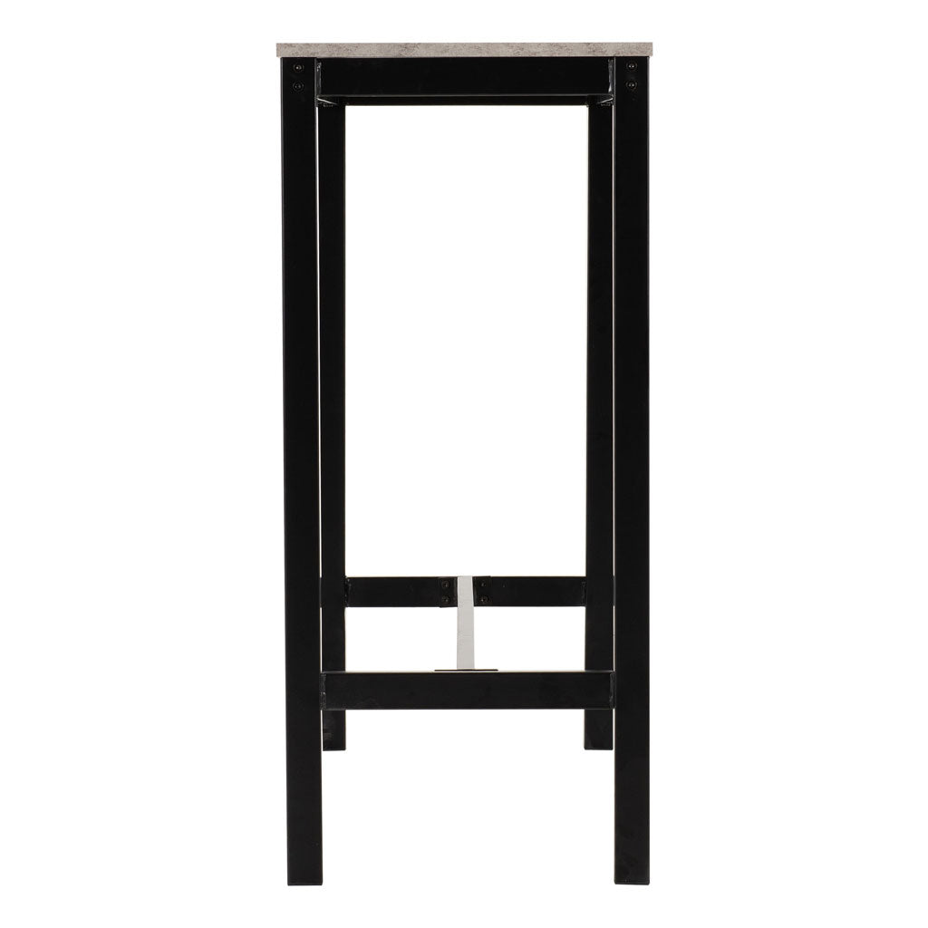 Wooden Bar Table With 2 Stools - Athens