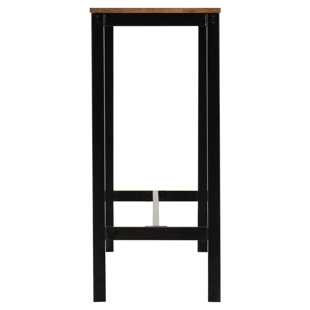 Wooden Bar Table With 2 Stools - Athens