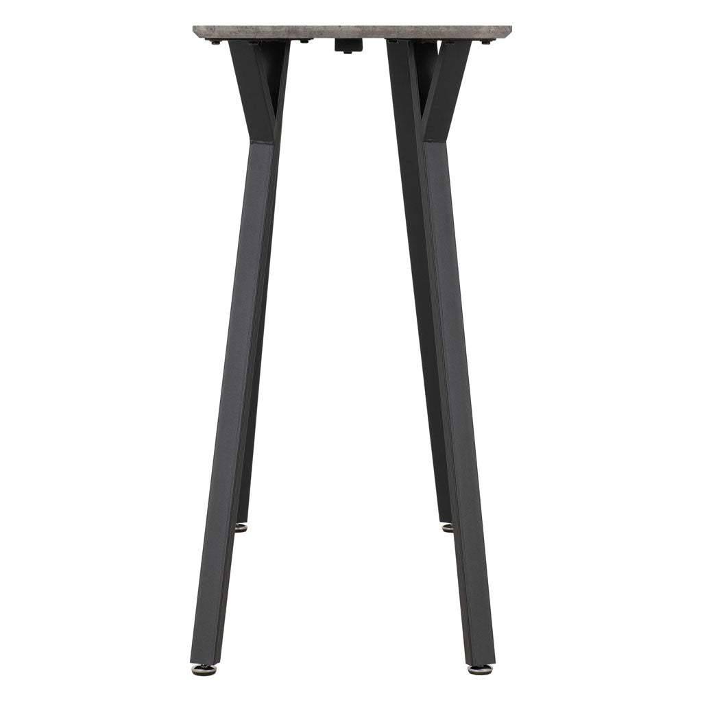Wooden Bar Table With Metal Legs - Quebec