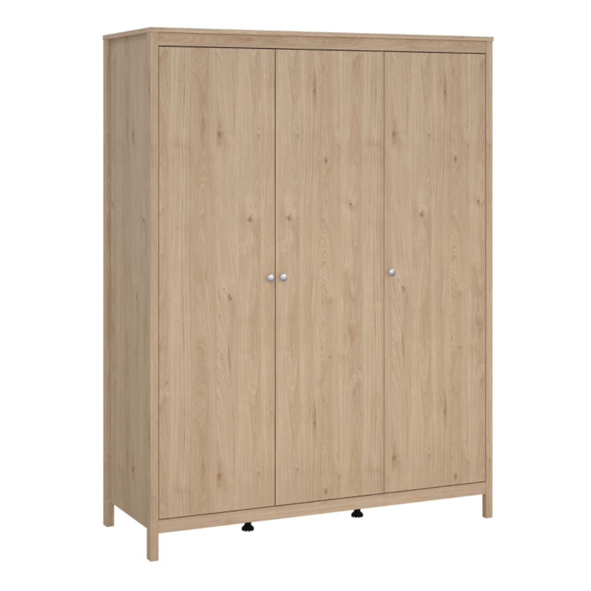 Wooden Bedroom Furniture Set With 3 Doors Wardrobe - Madrid