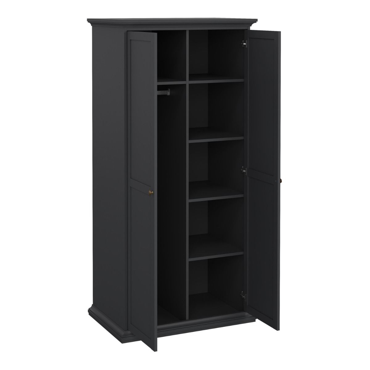 Wooden Bedroom Furniture Set 3 Piece With 2 Doors Wardrobe - Paris