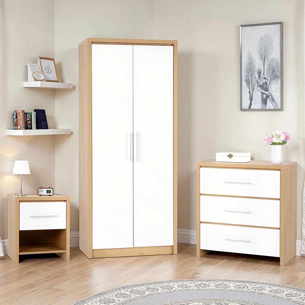 Wooden Bedroom Furniture Set - Seville