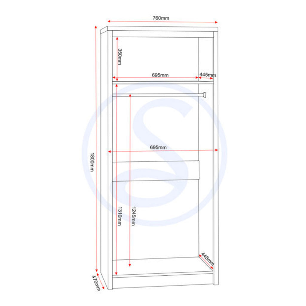 Wooden Bedroom Furniture Set - Seville