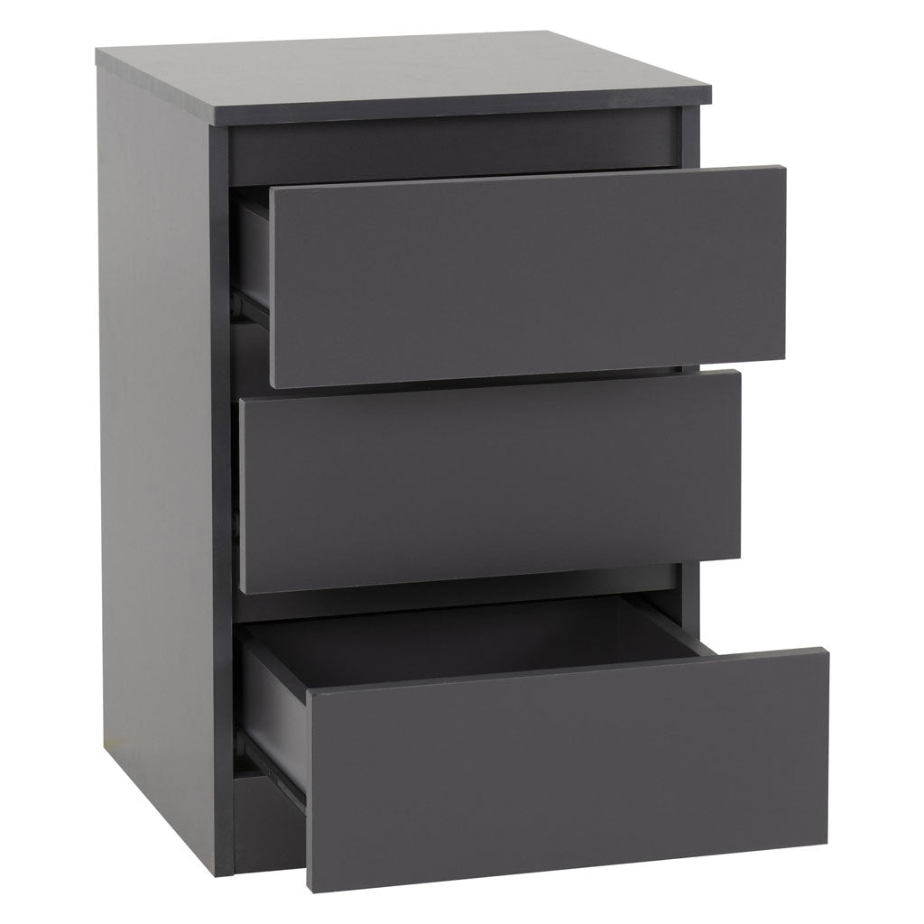 Wooden Bedroom Furniture Set With 3 Doors Wardrobe - Malvern