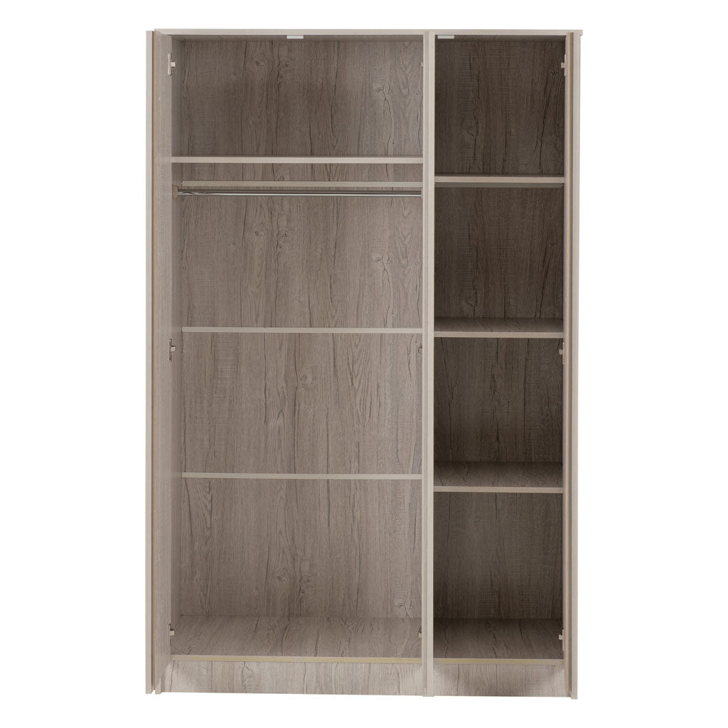 Wooden Bedroom Furniture Set With 3 Doors Wardrobe - Malvern