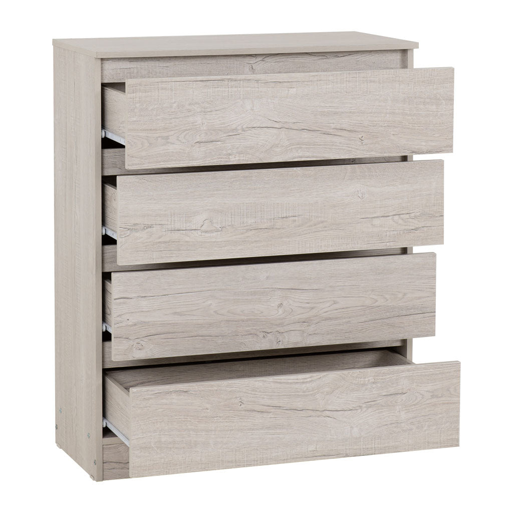 Wooden Bedroom Furniture Set With 3 Doors Wardrobe - Malvern