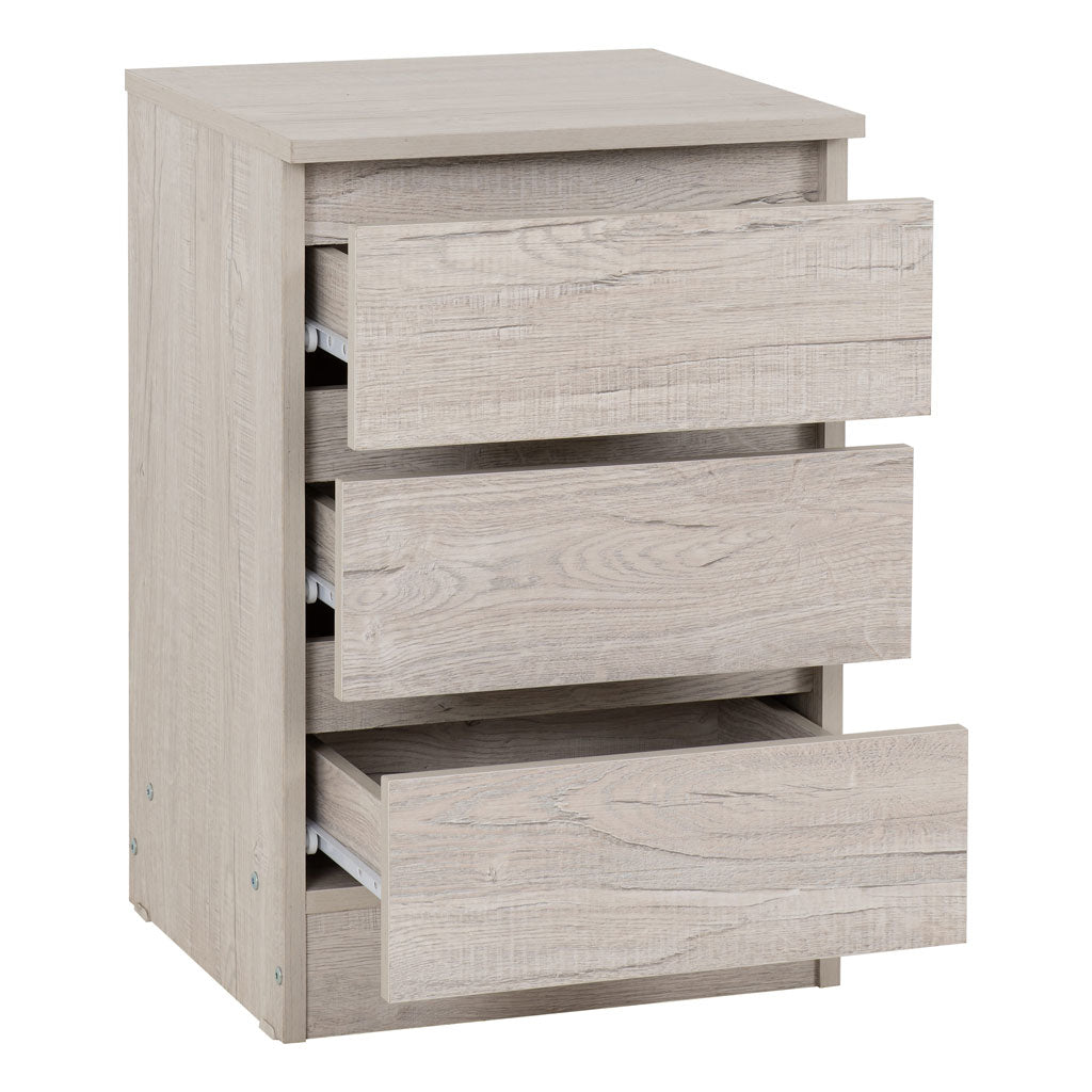 Wooden Bedroom Furniture Set With 3 Doors Wardrobe - Malvern
