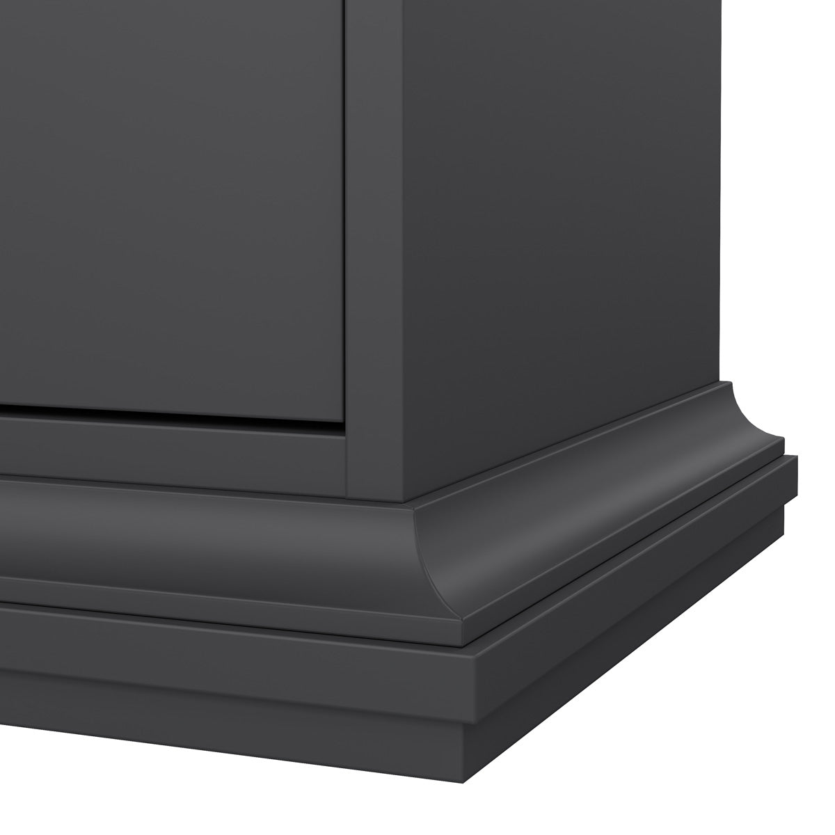 Wooden Bedside cabinet With 1 Door And 1 Drawer - Paris