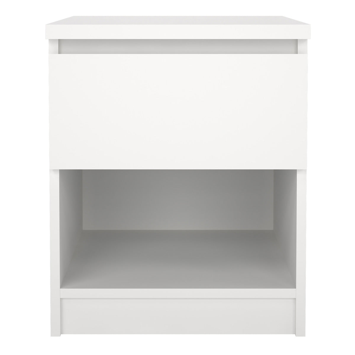 Wooden Bedside Cabinet With 1 Drawer And 1 Shelf - Naia