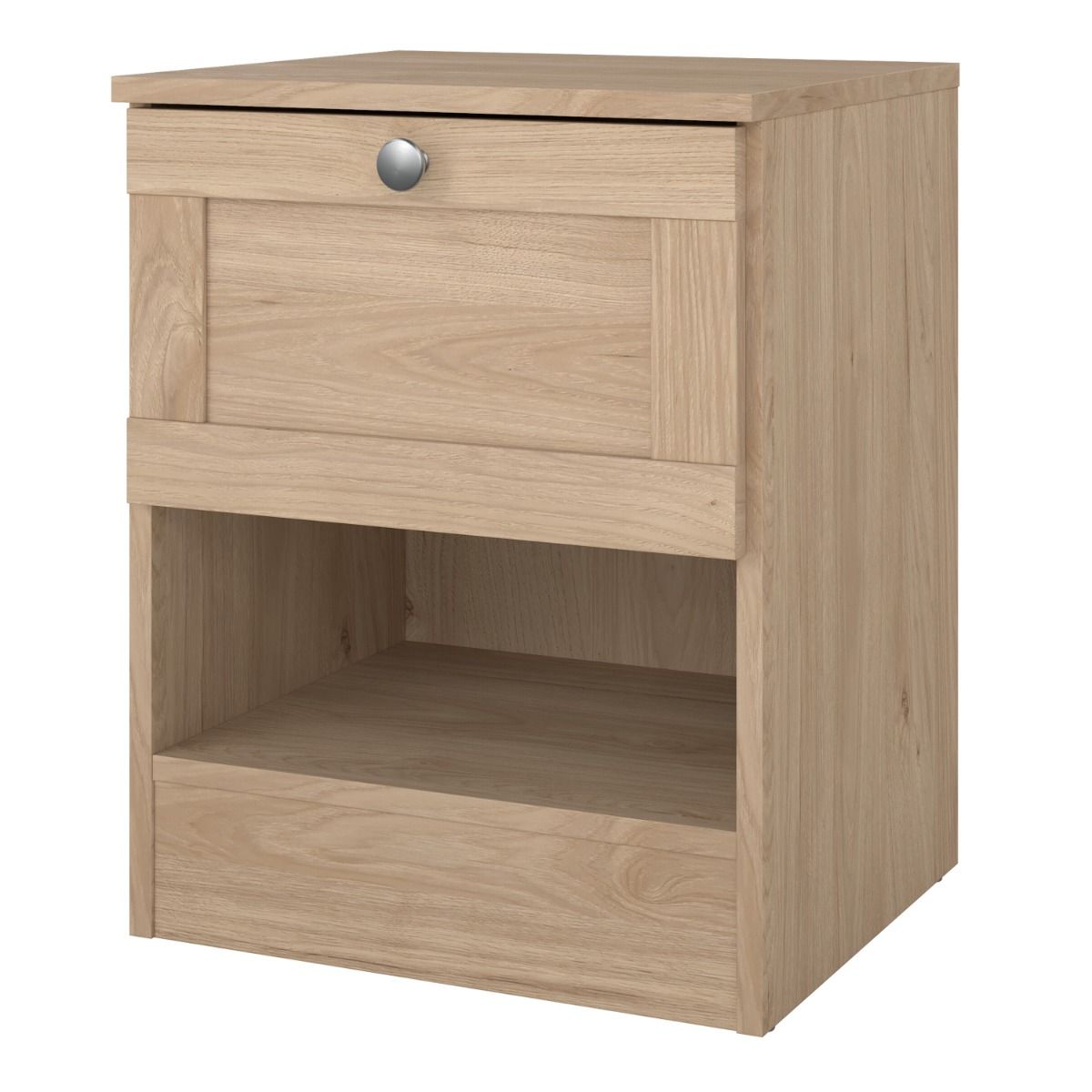 Wooden Bedside Cabinet With 1 Drawer - Brande