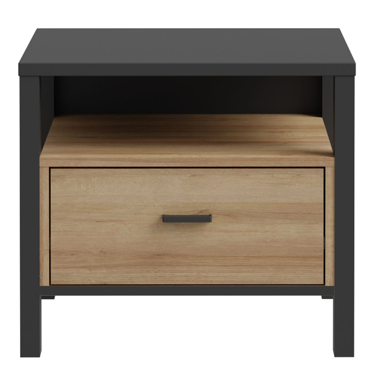 Wooden Bedside Cabinet With 1 Drawer - High Rock