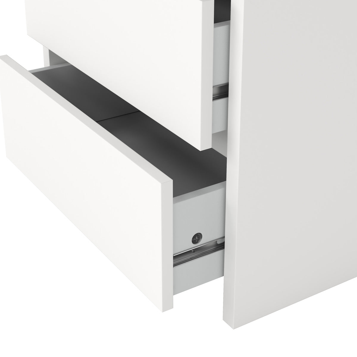 Wooden Bedside Cabinet With 2 Drawers - Next