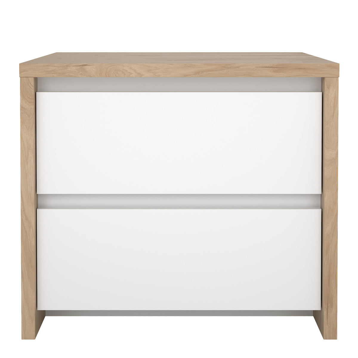 Wooden Bedside Cabinet With 2 Drawers - Next