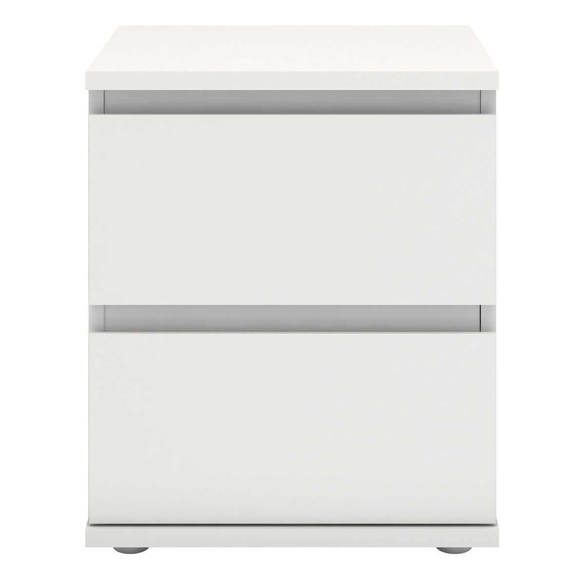 Wooden Bedside Cabinet With 2 Drawers - Nova